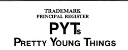 PYTS PRETTY YOUNG THINGS trademark