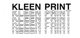 KLEEN PRINT trademark