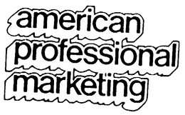 AMERICAN PROFESSIONAL MARKETING trademark