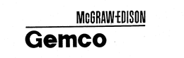 MCGRAW-EDISON GEMCO trademark