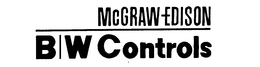 MCGRAW EDISON B/W CONTROLS trademark