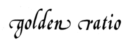 GOLDEN RATIO trademark