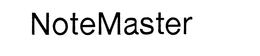 NOTEMASTER trademark
