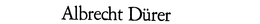 ALBRECHT DURER trademark