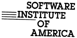 SOFTWARE INSTITUTE OF AMERICA trademark
