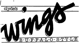 WINGS CLYDE'S B.U.F.F.A.L.O.S.T.Y.L.E. trademark