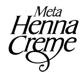 META HENNA CREME trademark