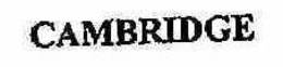 CAMBRIDGE trademark