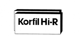KORFIL HI-R trademark