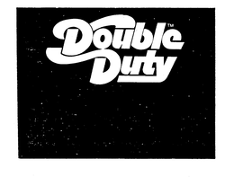 DOUBLE DUTY trademark