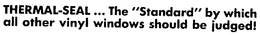 THERMAL-SEAL... THE "STANDARD" BY WHICH ALL OTHER VINYL WINDOWS SHOULD BE JUDGED ] trademark