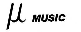 µ MUSIC trademark