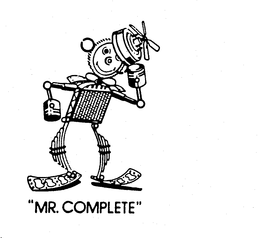 "MR. COMPLETE" trademark