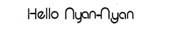 HELLO NYAN-NYAN trademark