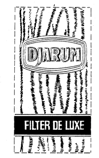 DJARUM FILTER DE LUXE trademark