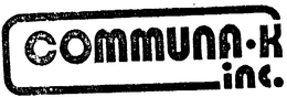COMMUNAK INC. trademark