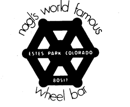 NAGL'S WORLD FAMOUS WHEEL BAR ESTES PARK COLORADO 80517 trademark