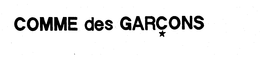 COMME DES GARCONS trademark