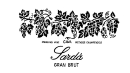 SARDA BRUT METHODE CHAMPENOISE WHITE SPARKLING WINE CAVA trademark