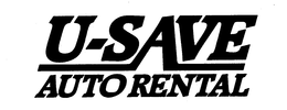 U-SAVE AUTO RENTAL trademark