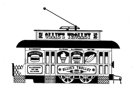 OLLIE'S TROLLEY OLLIEBURGER OLLIECONE HOT DOG DELICIOUS TASTY JUICY trademark