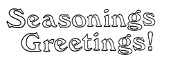 SEASONINGS GREETINGS trademark