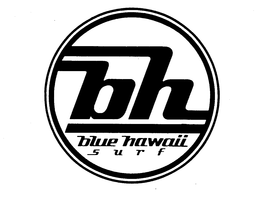BH BLUE HAWAII SURF trademark