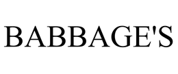 BABBAGE'S trademark