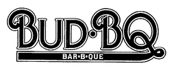 BUD-BQ BAR-B-QUE & BEER trademark