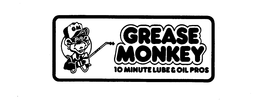 GREASE MONKEY 10 MINUTE LUBE & OIL PROS trademark