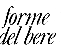 FORME DEL BERE trademark