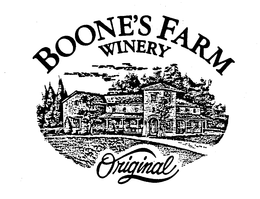 BOONE'S FARM WINERY ORIGINAL trademark