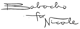 BABACHO FOR NICOLE trademark