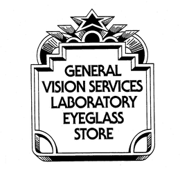 GENERAL VISION SERVICES LABORATORY EYEGLASS STORE trademark
