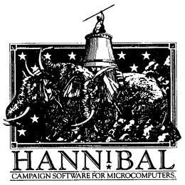 HANNIBAL CAMPAIGN SOFTWARE FOR MICROCOMPUTERS trademark