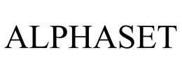 ALPHASET trademark