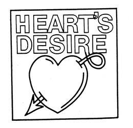 HEART'S DESIRE trademark