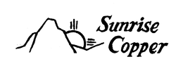 SUNRISE COPPER trademark
