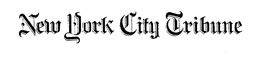 NEW YORK CITY TRIBUNE trademark