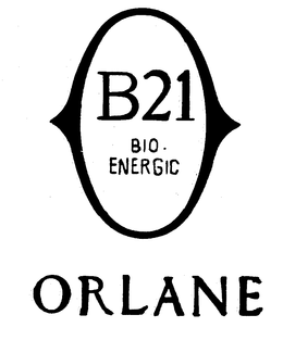 B21 BIO-ENERGIC ORLANE trademark