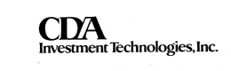 CDA INVESTMENT TECHNOLOGIES, INC. trademark