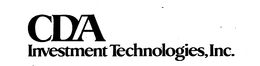 CDA INVESTMENT TECHNOLOGIES, INC. trademark
