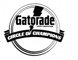 GATORADE THIRST QUENCHER CIRCLE OF CHAMPIONS trademark