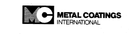 MC METAL COATINGS INTERNATIONAL trademark
