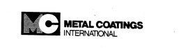 MC METAL COATINGS INTERNATIONAL trademark