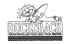 DUCKSBACK WATER-REPELLENT BOAT SEAT FROM NAUTICAL trademark