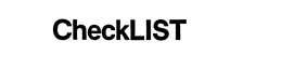 CHECKLIST trademark