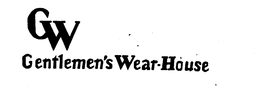 GW GENTLEMEN'S WEAR-HOUSE trademark