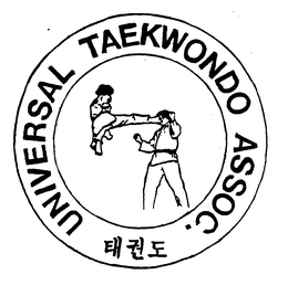 UNIVERSAL TAEKWONDO ASSOC. trademark