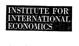 INSTITUTE FOR INTERNATIONAL ECONOMICS trademark